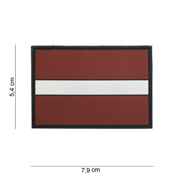 444110 4010 99 01 <p>Het 3D PVC Embleem Letland #15070 is een opvallend accessoire voor iedere outdoor- of militaire uitrusting. Dit embleem is voorzien van een klittenband aan de achterzijde, waardoor het eenvoudig op verschillende materialen te bevestigen is. Met zijn duurzame PVC-constructie is het embleem niet alleen stijlvol, maar ook bestand tegen de elementen. Voeg een uniek accent toe aan je gear en laat je trots op Letland zien met dit kwalitatieve embleem.</p>