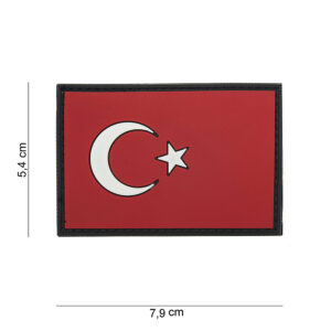 Embleem 3D PVC Turkije #15057