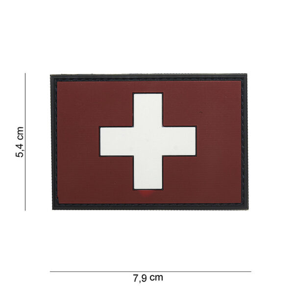 444110 4017 99 01 <p>Het 3D PVC embleem van Zwitserland (#15060) is een perfecte aanvulling voor jouw militaire of outdoor uitrusting. Dit hoogwaardige embleem is voorzien van klittenband aan de achterzijde, waardoor je het eenvoudig kunt bevestigen op kleding of uitrusting. Met zijn gedetailleerde ontwerp en duurzame materialen is dit embleem niet alleen stijlvol, maar ook functioneel. Voeg een uniek accent toe aan jouw gear en laat zien waar jouw loyaliteit ligt met dit opvallende Zwitserse embleem.</p>