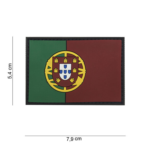 444110 4021 99 01 <p>Het 3D PVC embleem van Portugal (#15055) is een hoogwaardige toevoeging voor elke militaire of outdoor uitrusting. Dit duurzame embleem is voorzien van een klittenband aan de achterzijde, waardoor het eenvoudig te bevestigen en te verwijderen is. Perfect voor het personaliseren van kleding, tassen of andere uitrusting. Geef jouw gear een unieke uitstraling met dit opvallende embleem.</p>