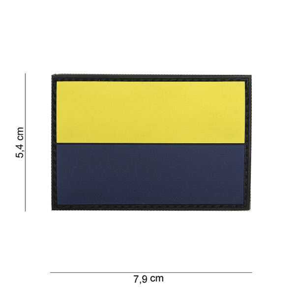 444110 4023 99 01 <p>Voeg een uniek accent toe aan je uitrusting met het Embleem 3D PVC Oekraine #15050. Dit hoogwaardige embleem is vervaardigd uit duurzaam PVC en beschikt over een praktische klittenbandsluiting aan de achterzijde, waardoor je het eenvoudig kunt bevestigen op kleding of gear. Perfect voor militaire of outdoor toepassingen, laat dit embleem zien waar je voor staat. Een must-have voor elke liefhebber van militaire uitrusting!</p>