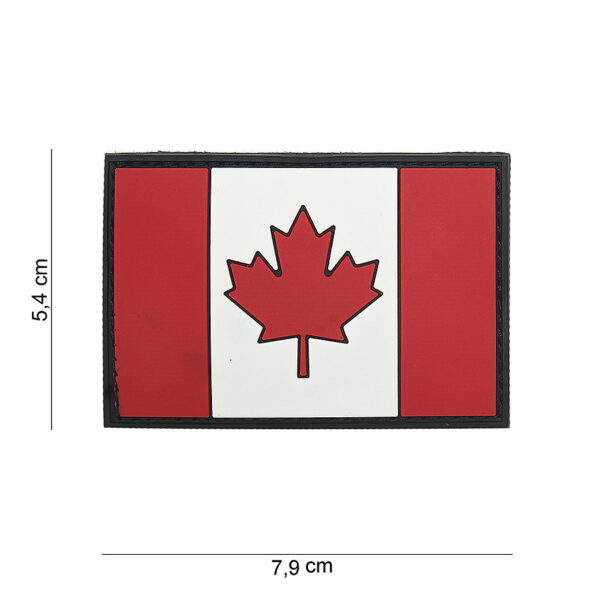 444110 4024 99 01 <p>Ontdek het Embleem 3D PVC Canada #15048, een stijlvol en duurzaam embleem met een handige klittenband achterzijde. Dit unieke embleem is perfect voor het personaliseren van uw uitrusting, zoals jassen, rugzakken of petten. Dankzij het robuuste PVC-materiaal is het embleem bestand tegen de elementen en blijft het er jarenlang goed uitzien. Voeg een vleugje Canadese trots toe aan uw outdoor gear met dit hoogwaardige embleem, ideaal voor zowel militaire als avontuurlijke activiteiten.</p>