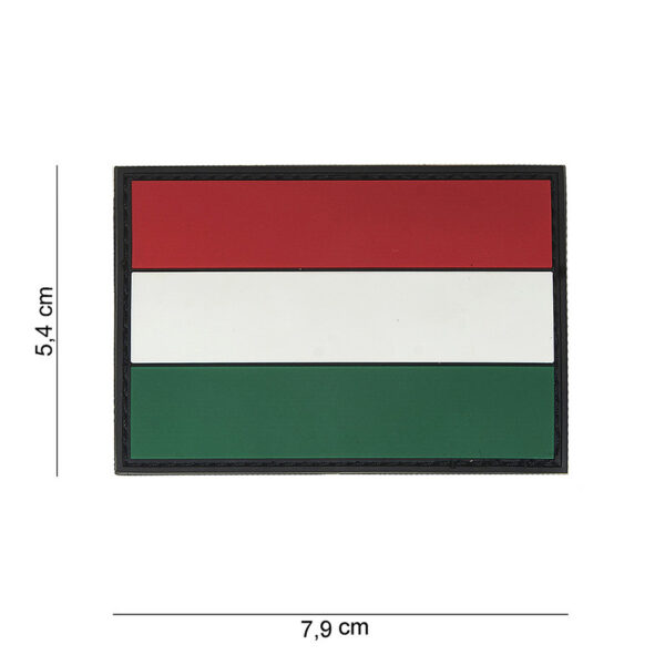 444110 4049 99 01 <p>Het Embleem 3D PVC Hongarije #15071 is een stijlvol en duurzaam embleem dat perfect is voor op uw uitrusting. Dit hoogwaardige PVC-embleem is voorzien van een klittenband aan de achterzijde, waardoor het eenvoudig te bevestigen en te verwijderen is. Met zijn gedetailleerde ontwerp en opvallende uitstraling voegt dit embleem een unieke touch toe aan uw militaire of outdoor gear. Ideaal voor zowel verzamelaars als voor gebruik in het veld.</p>