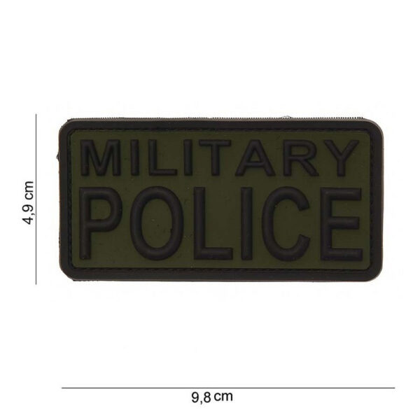 444110 7388 99 01 <p>Het 3D PVC Embleem Military Police in de kleur groen is een stevig en duurzaam accessoire voor elke militaire of outdoor outfit. Dit embleem is voorzien van klittenband aan de achterzijde, waardoor het eenvoudig op kleding of uitrusting kan worden bevestigd. Perfect voor het tonen van je betrokkenheid bij de militaire gemeenschap of voor het personaliseren van je gear.</p>
