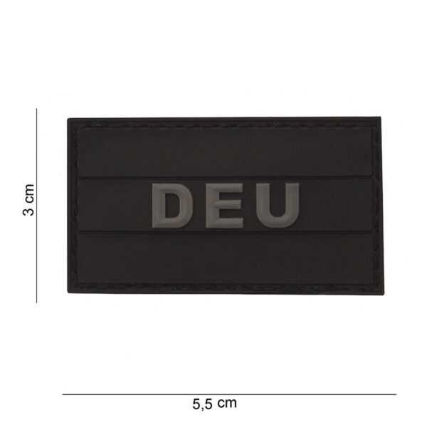 444120 3523 99 01 <p>Het Embleem 3D PVC Duitsland klein (zwart) #12019 is een hoogwaardige, duurzame badge die perfect is voor het personaliseren van uw militaire en outdoor uitrusting. Gemaakt van robuust PVC en voorzien van klittenband aan de achterzijde, is dit embleem eenvoudig te bevestigen en te verwijderen. Met zijn strakke ontwerp en duidelijke details voegt dit embleem niet alleen stijl toe, maar ook een vleugje trots aan uw uitrusting.</p>