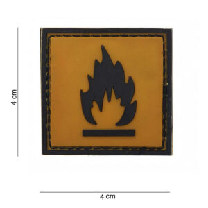Embleem 3D PVC Flammable #13059