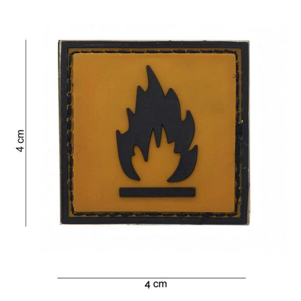 444120 3595 99 01 <p>Ontdek ons Embleem 3D PVC Flammable #13059, een robuust en opvallend embleem dat ideaal is voor militaire en outdoor uitrusting. Dit embleem is vervaardigd van duurzaam PVC en is voorzien van een handige klittenband aan de achterzijde, waardoor het eenvoudig aan verschillende oppervlakken te bevestigen is. Geef jouw uitrusting een unieke uitstraling en laat zien dat je aandacht hebt voor detail. Perfect voor zowel professioneel gebruik als recreatieve activiteiten.</p>