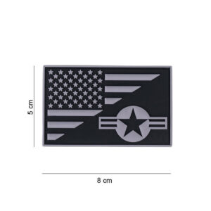 Embleem 3D PVC Stars and Stripes USAF #14066