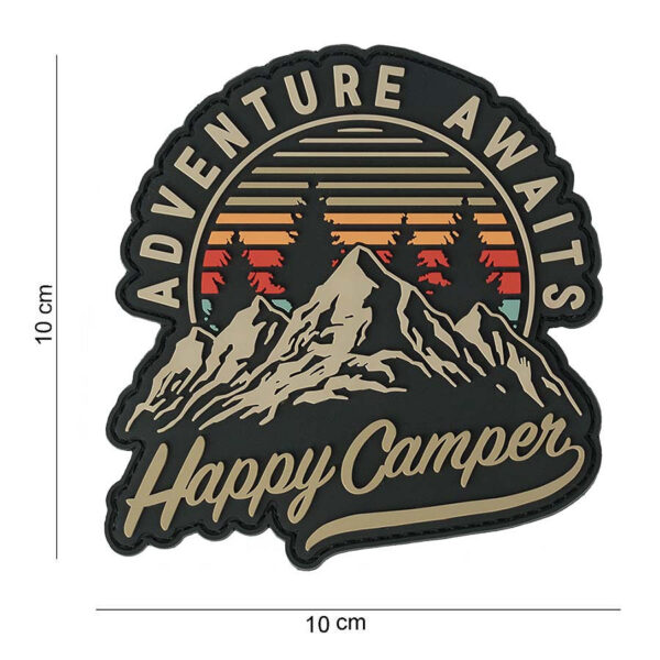 444130 7489 99 01 <p>Ontdek het Embleem 3D PVC Happy camper #14087, een perfect accessoire voor de echte kampeerfanaten. Dit hoogwaardige embleem is vervaardigd van duurzaam PVC en voorzien van klittenband aan de achterzijde, waardoor het eenvoudig te bevestigen is op verschillende ondergronden. Geef je uitrusting een unieke uitstraling en maak een statement met dit vrolijke embleem. Ideaal voor op je rugzak, jas of andere uitrusting!</p>