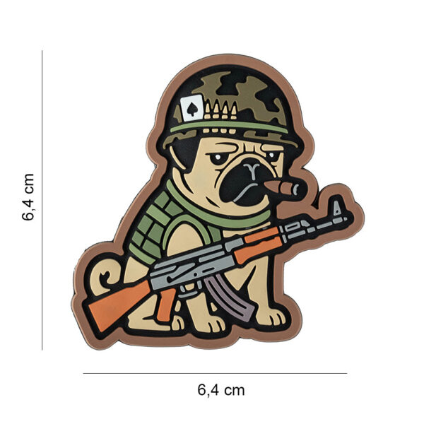 444130 7637 99 01 <p>Het 3D PVC Tactical dog Vietnam ace embleem (#6114) is een robuust en stijlvol accessoire voor elke militaire en outdoor liefhebber. Dit embleem is voorzien van klittenband aan de achterzijde, waardoor het eenvoudig te bevestigen is op uw uitrusting of kleding. Met zijn gedetailleerde ontwerp voegt het een unieke touch toe aan uw gear en is het ideaal voor het personaliseren van tassen, jassen of petten. Een must-have voor elke fan van tactische uitrusting.</p>