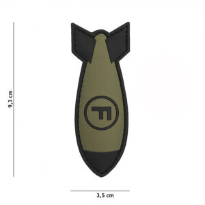Embleem 3D PVC F. Bom groen #11116
