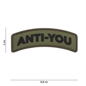 Embleem 3D PVC Anti-You groen #11119