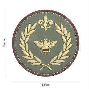 Embleem 3D PVC Napoleon bij groen #11130