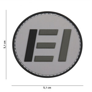 Embleem 3D PVC Esercito EI grijs #9028