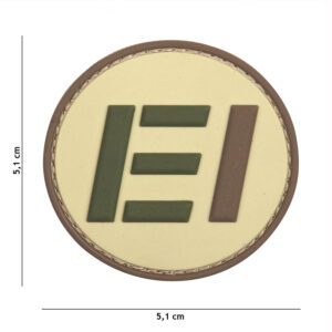 Embleem 3D PVC Esercito EI coyote #12073
