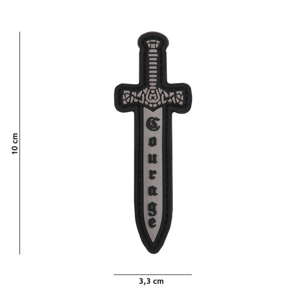 444130 5503 99 01 <p>Maak een statement met het Embleem 3D PVC Courage #13070. Dit hoogwaardige embleem is vervaardigd uit duurzaam PVC en is eenvoudig te bevestigen dankzij de klittenband aan de achterzijde. Geschikt voor verschillende militaire en outdoor toepassingen, voegt dit embleem een vleugje karakter en stijl toe aan uw uitrusting. Of u het nu op een tas, jas of ander gear wilt aanbrengen, met dit embleem laat u zien dat u moed en vastberadenheid waardeert.</p>