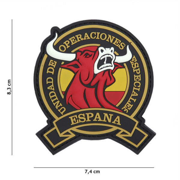 444130 5530 99 01 <p>Het Embleem 3D PVC Espana in de opvallende rode kleur is een must-have voor elke outdoor liefhebber en militaire fan. Dit duurzame embleem is vervaardigd van hoogwaardig PVC en voorzien van een handige klittenband aan de achterzijde, waardoor het eenvoudig op kleding of uitrusting te bevestigen is. Geef je look een unieke touch met dit stijlvolle en functionele embleem dat perfect is voor op je jas, tas of uitrusting.</p>