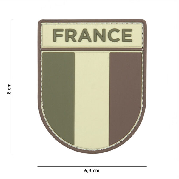 444130 5534 99 01 <p>Het Embleem 3D PVC van het Franse leger (#13109) is een hoogwaardig, duurzaam embleem dat ideaal is voor militaire en outdoor liefhebbers. Met een stevige klittenband aan de achterzijde is het eenvoudig te bevestigen op kleding, tassen of andere uitrusting. Dit embleem voegt niet alleen een uniek accent toe aan je gear, maar is ook een perfecte manier om je verbondenheid met het Franse leger te tonen. Een must-have voor elke verzamelaar of avonturier.</p>