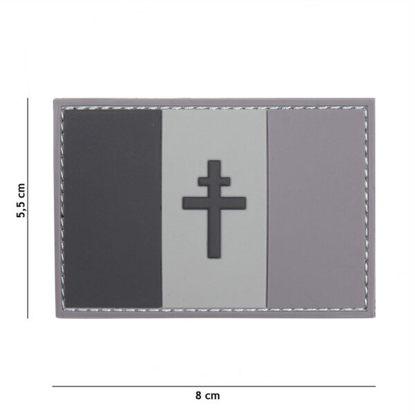 444130 5535 99 01 <p>Ontdek het Embleem 3D PVC Franse vrijheid in grijs (#13110), een perfect accessoire voor elke outdoor en militaire outfit. Dit hoogwaardige PVC-embleem is voorzien van een klittenband aan de achterzijde, waardoor je het eenvoudig kunt bevestigen op jassen, rugzakken of andere uitrusting. Met zijn stoere uitstraling en symbolische betekenis is dit embleem niet alleen een modieuze toevoeging, maar ook een eerbetoon aan de vrijheid. Voeg een vleugje karakter toe aan je gear met dit unieke embleem.</p>