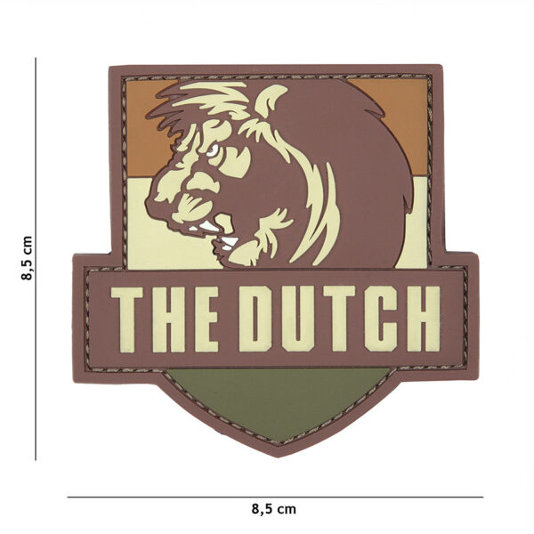 444130 5541 99 01 <p>Dit hoogwaardige 3D PVC embleem 'The Dutch' is perfect voor elke militaire of outdoor outfit. Het embleem is voorzien van een stevige klittenbandsluiting aan de achterzijde, waardoor het eenvoudig op kleding of uitrusting te bevestigen is. Met zijn unieke ontwerp voegt het niet alleen functionaliteit maar ook stijl toe aan jouw gear. Ideaal voor zowel verzamelaars als actieve gebruikers die hun outfit willen personaliseren.</p>