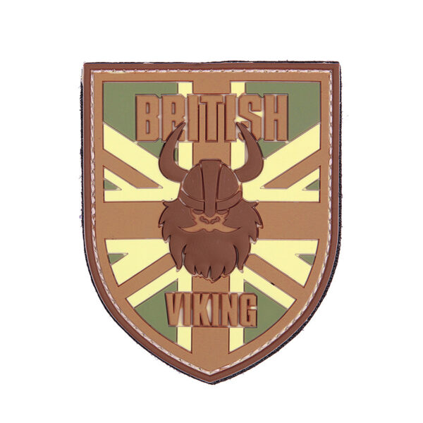 444130 7002 99 01 <p>Voeg een stoere touch toe aan je uitrusting met het Embleem 3D PVC British Viking #1084. Dit hoogwaardige embleem is gemaakt van duurzaam PVC en beschikt over een handige klittenband aan de achterzijde, waardoor je het eenvoudig kunt bevestigen op jassen, rugzakken of andere uitrusting. Perfect voor liefhebbers van militaire en outdoor activiteiten die hun stijl willen personaliseren.</p>