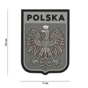 Embleem 3D PVC Pools schild grijs #1111