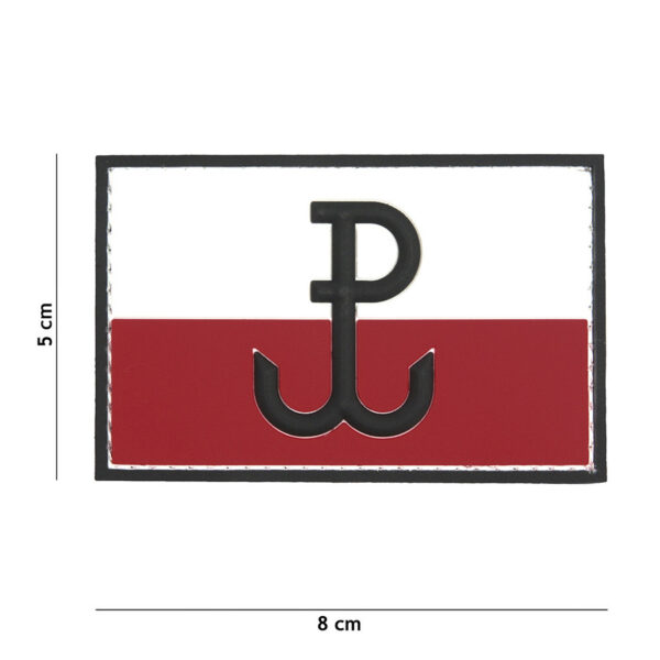 444130 7058 99 01 <p>Het Embleem 3D PVC Polish Special Forces #1114 is een hoogwaardige badge met klittenband aan de achterzijde, ideaal voor militaire en outdoor liefhebbers. Dit embleem voegt een authentiek element toe aan uw uitrusting en is eenvoudig te bevestigen op verschillende materialen. Met zijn gedetailleerde ontwerp en duurzame materialen is dit embleem perfect voor het personaliseren van kleding, tassen of andere uitrusting. Een must-have voor elke fan van de speciale eenheden!</p>