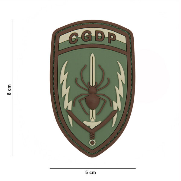 444130 7061 99 01 <p>Ontdek het Embleem 3D PVC CQDP #2058, een robuust en stijlvol embleem met een handige klittenband achterzijde, perfect voor het personaliseren van uw militaire of outdoor uitrusting. Dit embleem voegt niet alleen een unieke flair toe aan uw gear, maar is ook eenvoudig aan te brengen en te verwijderen. Met zijn duurzame PVC constructie is het embleem bestand tegen verschillende weersomstandigheden, waardoor het ideaal is voor elke avontuurlijke activiteit. Upgrade uw look en laat uw identiteit zien met dit opvallende embleem.</p>