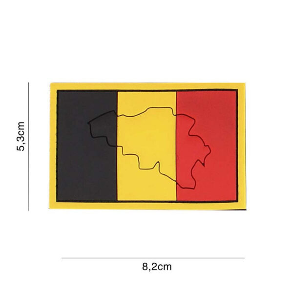 444130 7154 99 01 <p>Het 3D PVC embleem van België is een veelzijdige toevoeging aan uw outdoor- en militaire uitrusting. Dit hoogwaardige embleem is voorzien van klittenband aan de achterzijde, waardoor u het eenvoudig kunt bevestigen op kleding of uitrusting. Met zijn opvallende ontwerp en duurzame materialen is dit embleem niet alleen functioneel, maar ook een stijlvolle manier om uw nationale trots te tonen. Perfect voor elke gelegenheid, of u nu op avontuur gaat of deelneemt aan een evenement.</p>