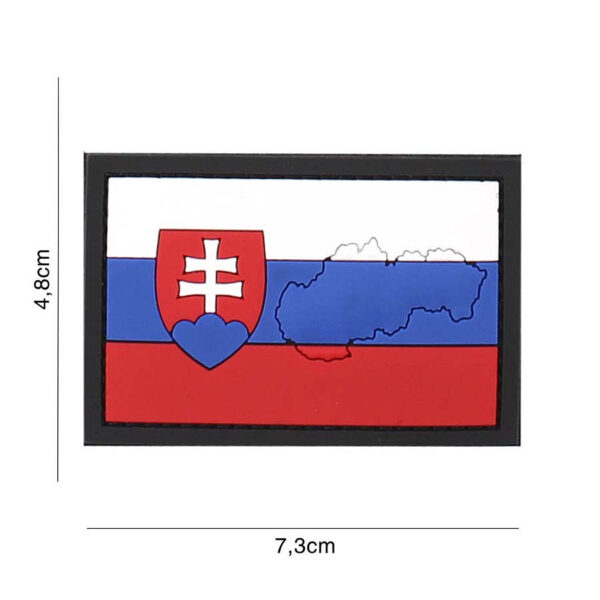444130 7156 99 01 <p>Het 3D PVC embleem Slowakije met contour #4117 is een hoogwaardige toevoeging aan uw uitrusting. Dit embleem is vervaardigd van duurzaam PVC en voorzien van een klittenband aan de achterzijde, waardoor het eenvoudig te bevestigen is op kleding of uitrusting. Perfect voor zowel verzamelaars als militairen die hun nationale trots willen tonen. Dit embleem is een must-have voor iedere outdoorliefhebber.</p>