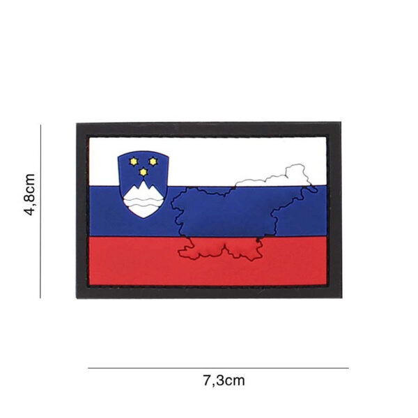 444130 7157 99 01 <p>Het 3D PVC embleem van Slovenië is een stijlvolle toevoeging aan elke militaire of outdoor uitrusting. Dit hoogwaardige embleem is voorzien van een klittenband aan de achterzijde, waardoor het eenvoudig te bevestigen is op jackets, rugzakken of andere uitrusting. Met zijn gedetailleerde ontwerp en duurzame materialen is dit embleem niet alleen een uitstekende manier om je nationale trots te tonen, maar ook een praktische accessoire voor elke avontuurlijke gelegenheid.</p>