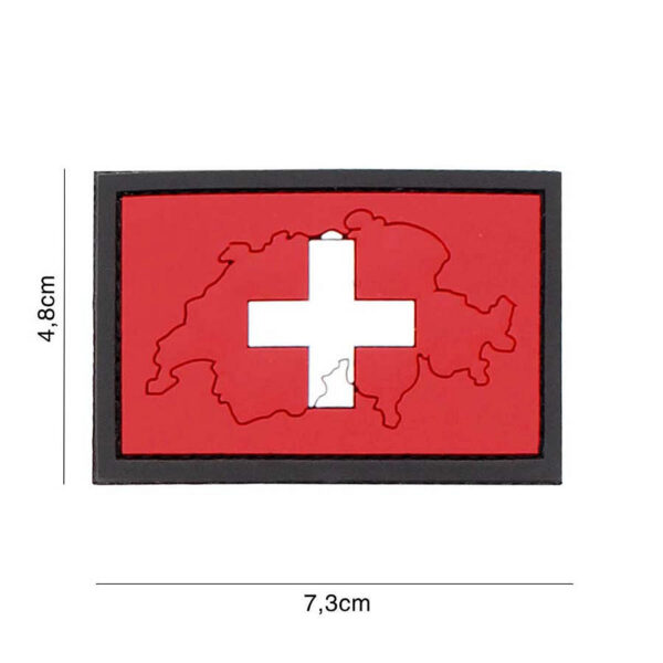 444130 7162 99 01 <p>Voeg een vleugje stijl en patriotisme toe aan je uitrusting met het 3D PVC Embleem Zwitserland met contour #4123. Dit hoogwaardige embleem is vervaardigd uit duurzaam PVC en is voorzien van een klittenband aan de achterzijde, waardoor het eenvoudig te bevestigen is op verschillende stoffen en materialen. Perfect voor gebruik op jassen, rugzakken of andere outdoor uitrusting, dit embleem is een must-have voor elke liefhebber van militaire en outdoor avonturen.</p>