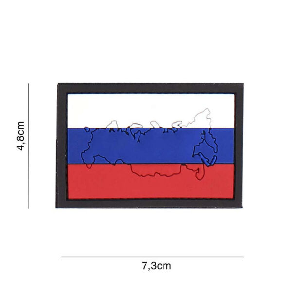 444130 7164 99 01 <p>Dit hoogwaardige 3D PVC embleem van Rusland is perfect voor het personaliseren van uw uitrusting. Met een stevige klittenband aan de achterzijde is het eenvoudig te bevestigen aan jassen, rugzakken of andere kledingstukken. Dit embleem voegt niet alleen een unieke uitstraling toe, maar is ook duurzaam en bestand tegen verschillende weersomstandigheden. Een ideale keuze voor zowel militaire als outdoor liefhebbers die hun stijl willen accentueren.</p>
