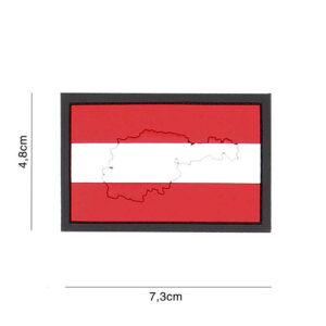 Embleem 3D PVC Oostenrijk met contour #4127