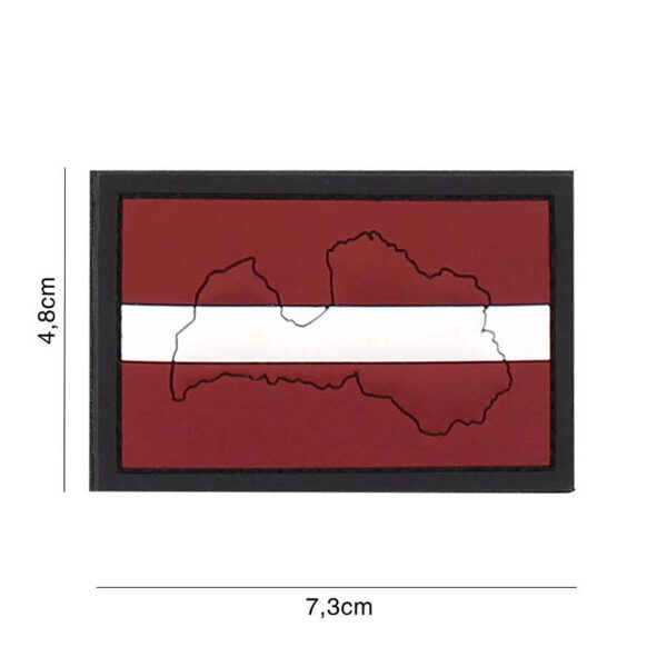 444130 7169 99 01 <p>Het 3D PVC embleem Letland met contour #4130 is een perfect accessoire voor elke militaire en outdoor liefhebber. Dit duurzame embleem is voorzien van klittenband aan de achterzijde, waardoor het eenvoudig te bevestigen is op kleding, tassen of uitrusting. Met zijn herkenbare ontwerp voegt het niet alleen stijl toe, maar ook een persoonlijke touch aan je gear. Een must-have voor verzamelaars en gebruikers die kwaliteit en uitstraling waarderen.</p>