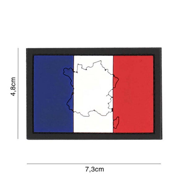 444130 7171 99 01 <p>Ontdek ons stijlvolle 3D PVC embleem van Frankrijk met contour, perfect voor het personaliseren van uw militaire en outdoor uitrusting. Dit hoogwaardige embleem is voorzien van een stevige klittenband aan de achterzijde, waardoor het eenvoudig te bevestigen is op verschillende stoffen. Een must-have voor iedere liefhebber van Frankrijk of voor wie zijn outfit een unieke touch wil geven. Voeg dit embleem toe aan uw collectie en laat uw passie voor avontuur en stijl zien.</p>