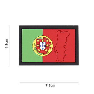 Embleem 3D PVC Portugal met contour #4133