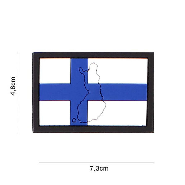 444130 7177 99 01 <p>Dit hoogwaardige embleem 3D PVC Finland met contour #4138 is perfect voor het personaliseren van je uitrusting. Met de praktische klittenband achterzijde bevestig je het embleem eenvoudig aan jassen, rugzakken of andere accessoires. Het stoere design en de gedetailleerde afwerking maken het een must-have voor iedere outdoorliefhebber en militaire fan. Voeg een uniek accent toe aan je gear met dit veelzijdige embleem.</p>