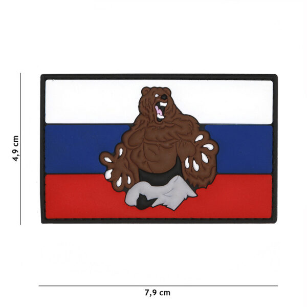 444130 7201 99 01 <p>Voeg een uniek accent toe aan uw uitrusting met het 3D PVC Embleem Rusland beer #5110. Dit embleem is vervaardigd uit duurzaam PVC en is eenvoudig te bevestigen dankzij het klittenband aan de achterzijde. Perfect voor het personaliseren van kleding, tassen of andere outdoor accessoires. Met zijn opvallende ontwerp is dit embleem niet alleen functioneel, maar ook een geweldige manier om uw stijl te onderstrepen.</p>