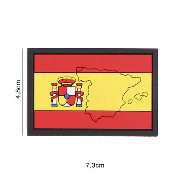 444130 7205 99 01 <p>Ontdek het Embleem 3D PVC Spanje met contour #5114, een hoogwaardige en duurzame accessoire voor elke militaire of outdoor uitrusting. Dit embleem is vervaardigd uit stevig PVC en is voorzien van klittenband aan de achterzijde, waardoor het eenvoudig te bevestigen is op kleding of uitrusting. Met een opvallend design voegt dit embleem een unieke touch toe aan jouw gear. Perfect voor zowel verzamelaars als actieve gebruikers.</p>