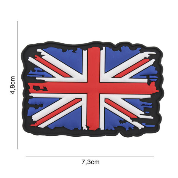 444130 7275 99 01 <p>Het Embleem 3D PVC UK vintage #7112 is een opvallende toevoeging aan uw collectie militaire en outdoor uitrusting. Dit hoogwaardige embleem is vervaardigd uit duurzaam PVC en is voorzien van klittenband aan de achterzijde, waardoor het eenvoudig te bevestigen is op kleding of uitrusting. Met zijn vintage ontwerp brengt het niet alleen een uniek accent aan uw gear, maar ook een stukje Britse trots. Perfect voor zowel verzamelaars als voor gebruik in het veld.</p>