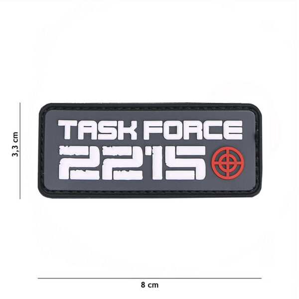 444130 7289 99 01 <p>Ontdek het Embleem 3D PVC Task Force 2215 style 3 #11153, een robuust en stijlvol embleem dat perfect is voor elke militaire of outdoor outfit. Dit hoogwaardige PVC-embleem is voorzien van klittenband aan de achterzijde, waardoor het eenvoudig te bevestigen en verwijderen is. Voeg een unieke touch toe aan je uitrusting met dit opvallende embleem dat niet alleen functioneel is, maar ook een statement maakt.</p>