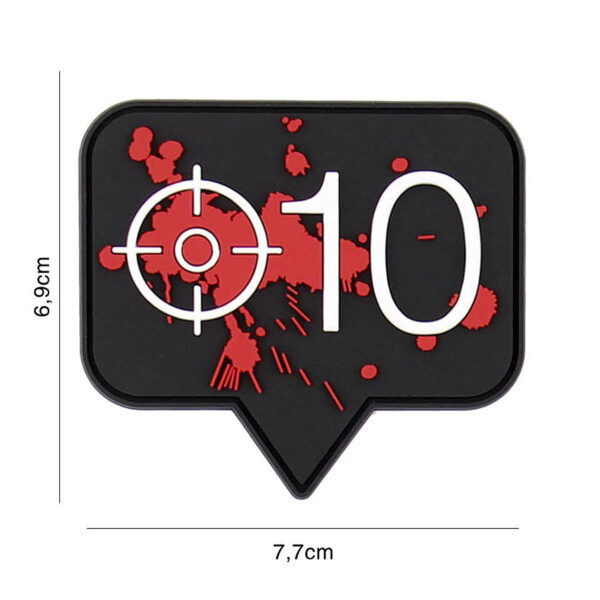 444130 7295 99 01 <p>Ontdek het Embleem 3D PVC Headshot 10 #9099, een uniek en opvallend accessoire voor je militaire of outdoor uitrusting. Dit hoogwaardige embleem is gemaakt van duurzaam PVC en is eenvoudig te bevestigen dankzij het klittenband aan de achterzijde. Perfect voor het personaliseren van je gear of het toevoegen van een stoere uitstraling aan je outfit.</p>