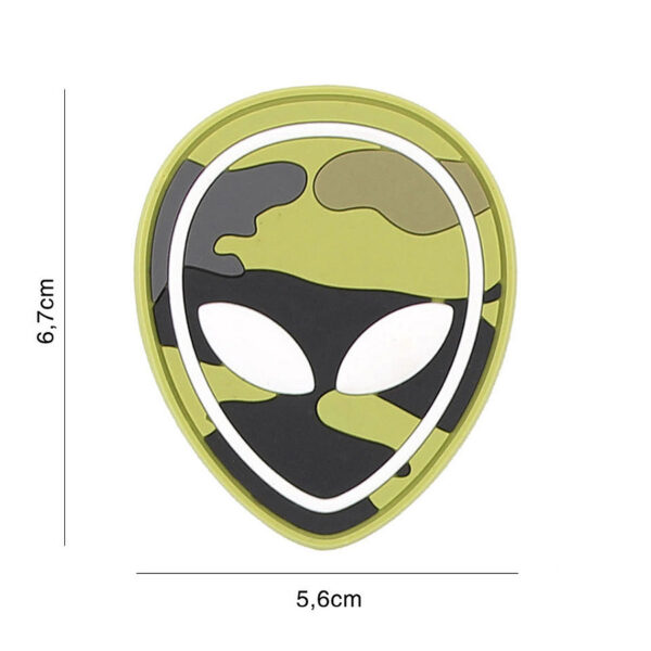 444130 7320 99 01 <p>Ontdek het unieke Embleem 3D PVC Alien woodland #2131, perfect voor het personaliseren van jouw militaire of outdoor uitrusting. Dit duurzame PVC-embleem is voorzien van een praktische klittenband aan de achterzijde, waardoor het eenvoudig kan worden bevestigd op verschillende oppervlakken. Voeg een opvallende touch toe aan je gear met dit stijlvolle en opvallende ontwerp, ideaal voor liefhebbers van camouflage en avontuur.</p>