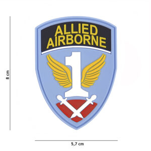 Embleem 3D PVC First allied Airborne army #8129