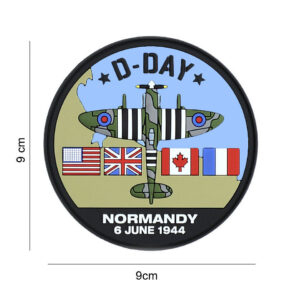 Embleem 3D PVC D-Day Spitfire #7081