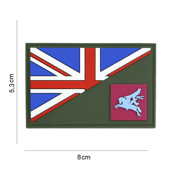 444130 7394 99 01 <p>Het Embleem 3D PVC Pegasus halve vlag #19062 is een stijlvol en duurzaam embleem dat perfect is voor het personaliseren van je militaire of outdoor uitrusting. Gemaakt van hoogwaardig PVC en voorzien van een handige klittenband aan de achterzijde, kun je het embleem eenvoudig bevestigen en verwijderen. Dit unieke ontwerp voegt niet alleen een opvallend detail toe, maar is ook praktisch in gebruik. Geef je gear een persoonlijke touch met dit fraaie embleem.</p>