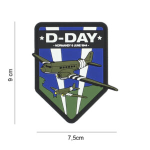 Embleem 3D PVC D-Day C-47 schild #7093