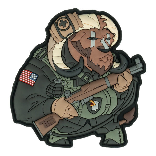 444160 7377 99 03 <p>Ontdek het TF-2215 Embleem 3D PVC Airborne Ox Nr. 7, een uniek en gedetailleerd patch vervaardigd van hoogwaardig 3D PVC materiaal. Deze patch is ontwikkeld in samenwerking met Hiwez Illustrations, bekend om zijn unieke ontwerpen. De TF-2215 Ox Series, geïnspireerd door de kracht van het os, omvat elf verschillende patches met elk hun eigen thema. Perfect voor verzamelaars en liefhebbers van militaire en outdoor uitrusting.</p>