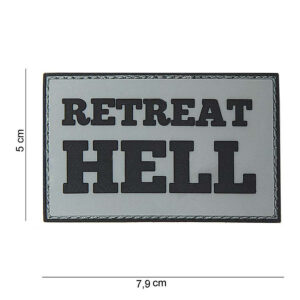 Embleem 3D PVC Retreat Hell #10060